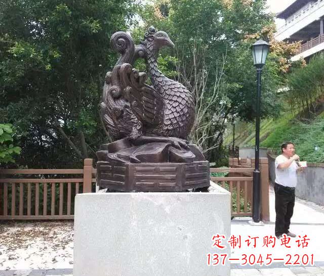 江西朱雀神兽雕塑