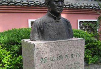 江西徐悲鸿铜雕半身像雕塑