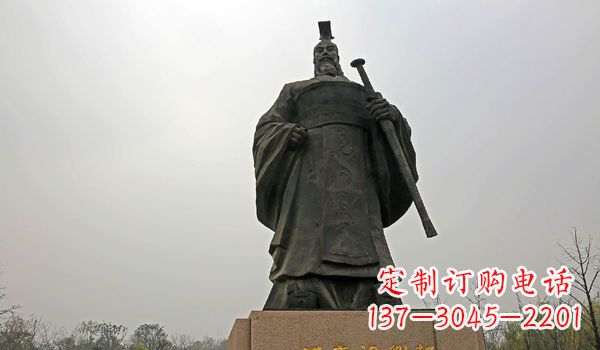 江西铸铜刘邦雕塑