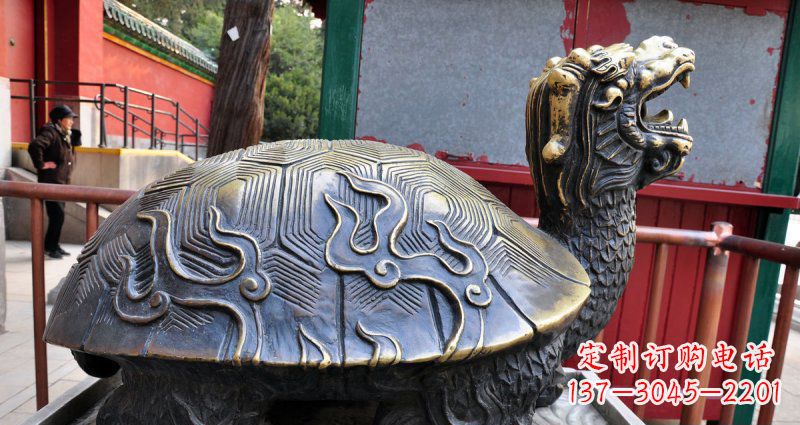 江西铸铜龙龟神兽铜雕