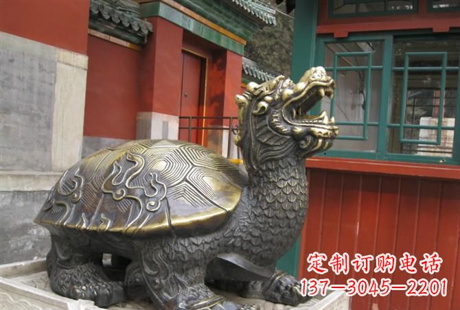 江西铸铜龙龟雕塑