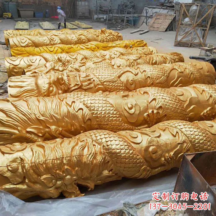 江西铸铜龙柱