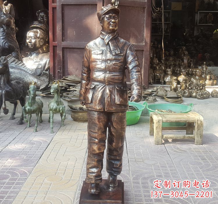 江西铸铜青年时期毛主席