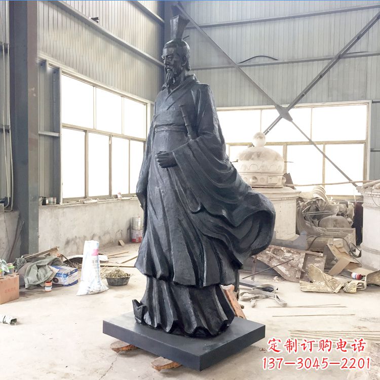江西铸铜屈原雕塑