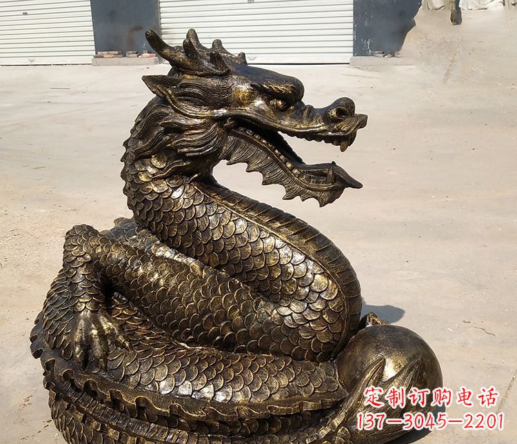 江西铸铜神龙雕塑