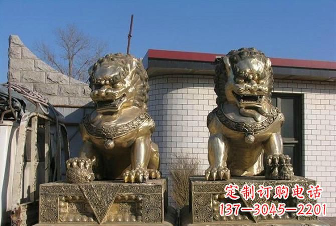 江西铸铜狮子雕塑