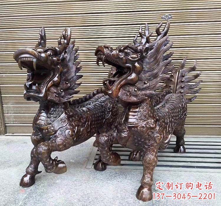 江西铸铜铜麒麟
