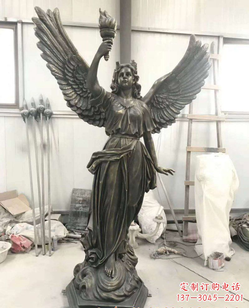 江西自由女神像铜雕