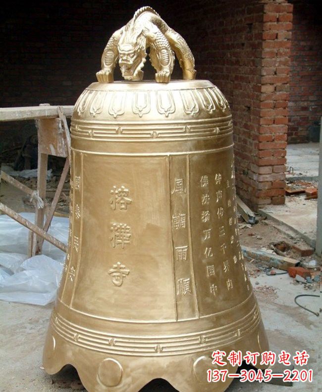 江西宗教庙宇铜钟