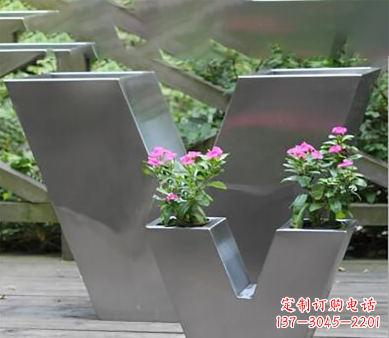 江西花盆不锈钢雕塑