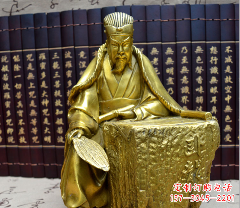 江西诸葛亮人物广场铜雕